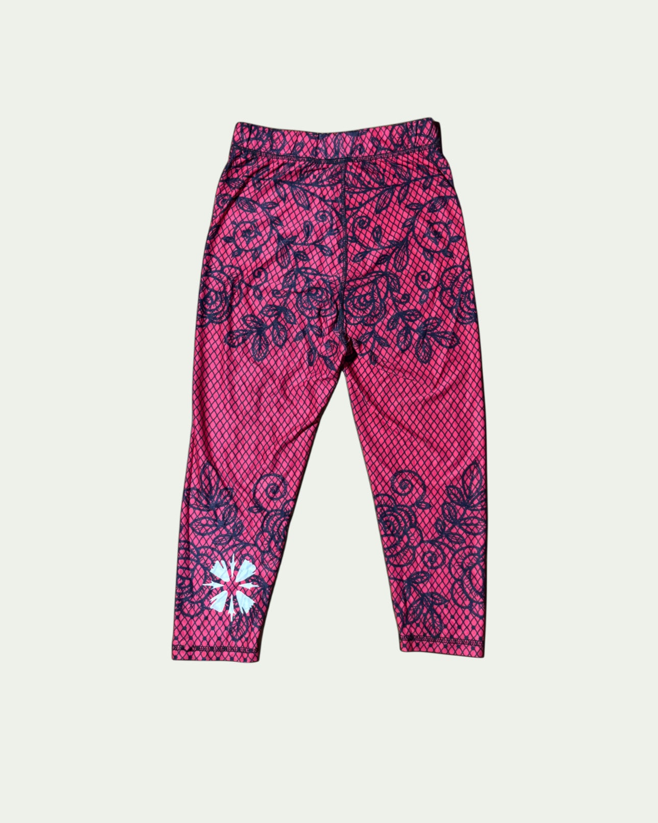 Hot Pink Lacey Capri
